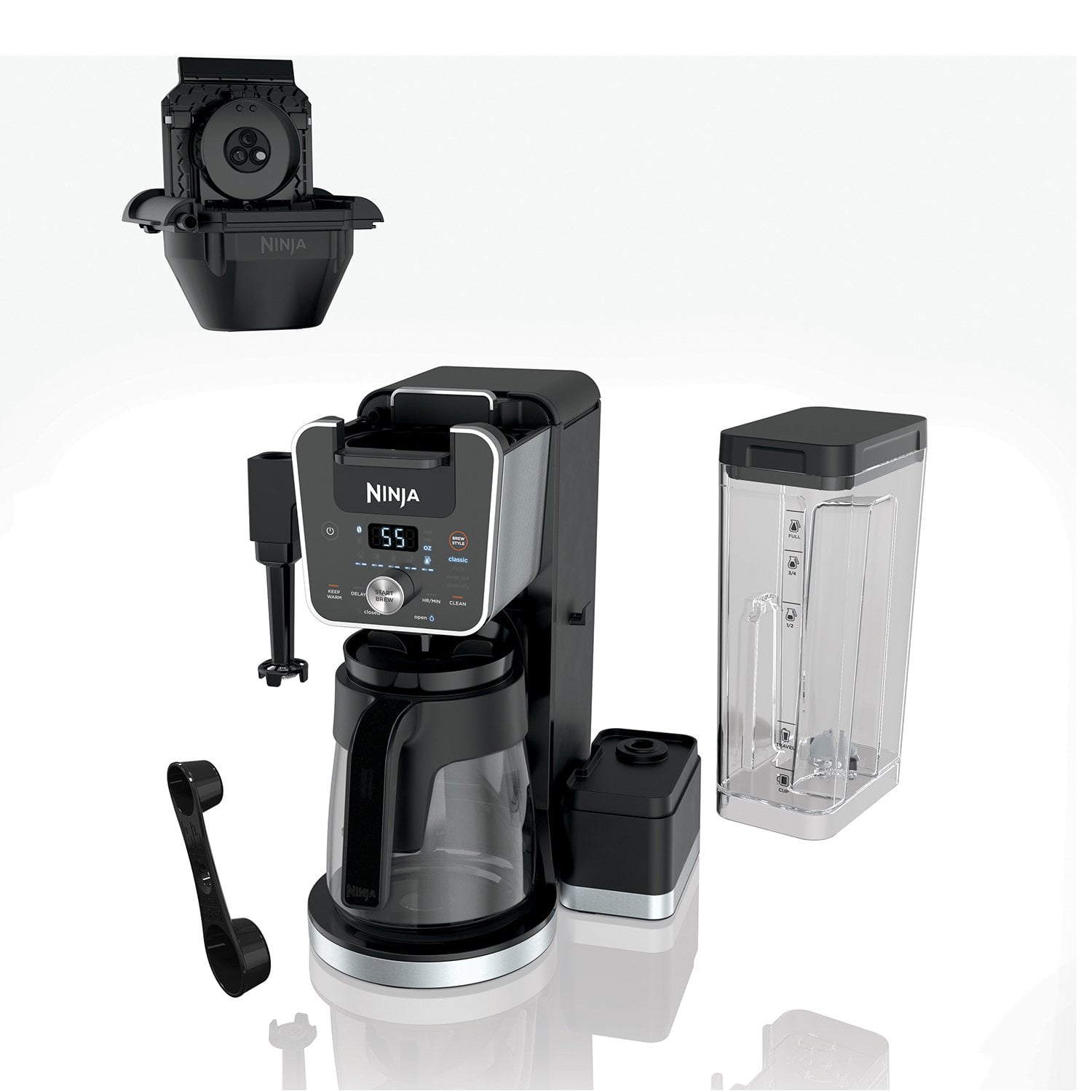 Ninja DualBrew PRO XL 14-Cup Specialty Coffee System, Hot Water & Frother -  Samsclub.com