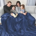 thumbnail image 5 of Oversized Cozy Night Cloud Throw Blanket, 110" x 132", 5 of 6