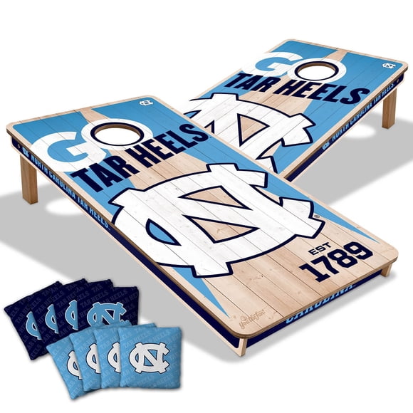 YouTheFan North Carolina Tar Heels 2'x4' Cornhole Board Set