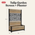 thumbnail image 3 of Keter Signature Collection 43" x 61" Resin Tulip Privacy Screen Planter, 3 of 12