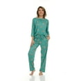 thumbnail image 5 of Flora Nikrooz 2 Piece 3/4 Sleeve Henley PJ Set, 5 of 11