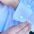thumbnail image 3 of Men's Cufflinks in Sterling Silver, 3 of 3