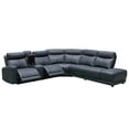 thumbnail image 5 of Kimmel Power Reclining Leather Sectional with Power Headrest, 5 of 8