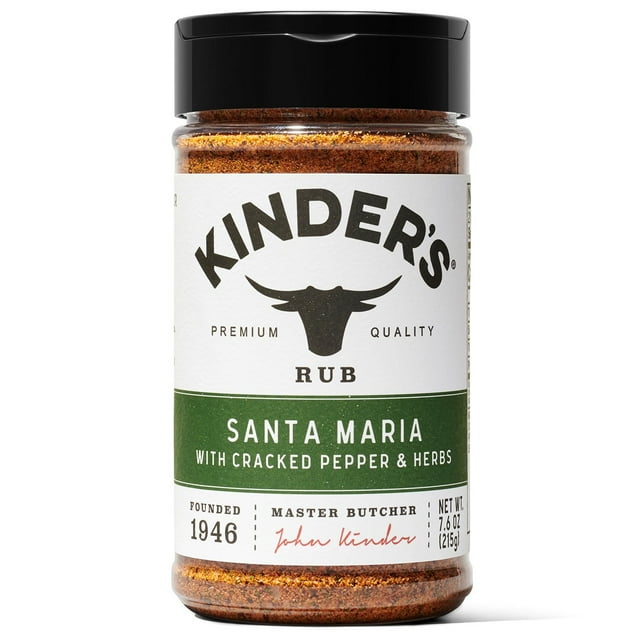 Kinder's Santa Maria with Cracked Pepper and Herbs Rub 7.6 oz.