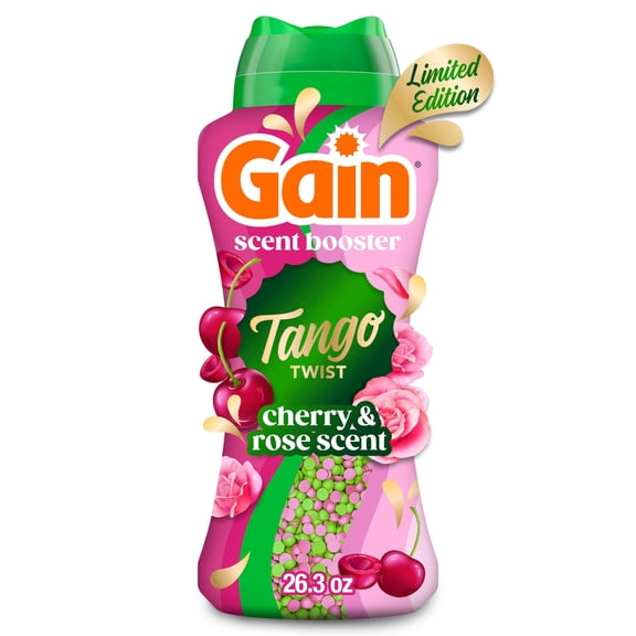 Gain Tango Twist Laundry Scent Booster Beads, Cherry and Rose Scent, 26.3 oz.