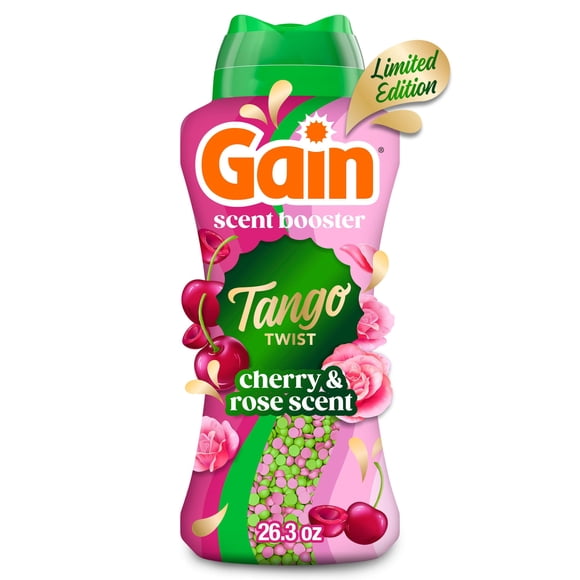 Gain Tango Twist Laundry Scent Booster Beads, Cherry and Rose Scent, 26.3 oz.