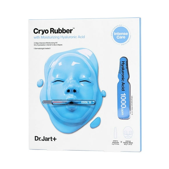 Dr. Jart+ Cryo Rubber with Moisturizing Hyaluronic Acid Face Mask, 1.4 oz., 2 pk.