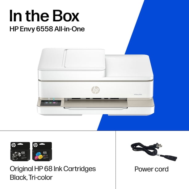 ホームベーカリー HP Envy 6558 Wireless All-in-One Photo Inkjet Printer, 6 Months