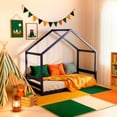 thumbnail image 1 of Little Seeds Trellis Toddler House Bed, Choose Color, 1 of 7
