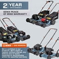 thumbnail image 3 of SENIX 21" 144cc 4-Cycle Gas Push Lawn Mower with 2-in-1 Side Discharge & Mulching, 3 of 5