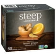 thumbnail image 1 of steep by Bigelow Lemon Ginger Herbal Tea  60 ct., 1 of 8