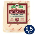 thumbnail image 2 of Belgioioso Asiago Cheese Wedge, priced per pound, 2 of 7