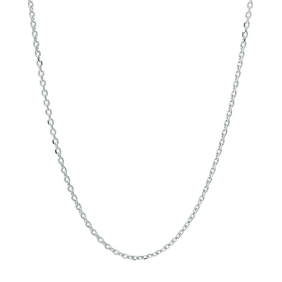 Diamond Cut Cable Link Chain Solid in 14K Gold