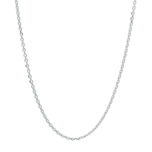 Diamond Cut Cable Link Chain Solid in 14K Gold
