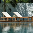 thumbnail image 2 of Amazonia Sandy Chaise Lounger with Teak Finish, 2 of 12
