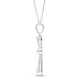 thumbnail image 3 of 0.03 CT. T.W. Diamond Cross Pendant in 14K Gold, 3 of 8