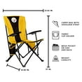 thumbnail image 3 of Logo Brands Pittsburgh Steelers Hard Arm Chair, 3 of 6