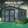 thumbnail image 7 of Handy Home Products Gable 10' x 16' Outdoor Wooden Shed, Choose Installation, 7 of 15
