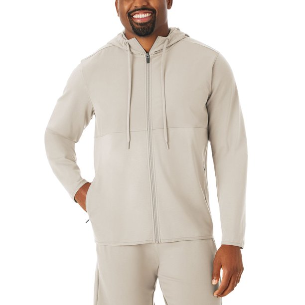 Member's Mark Men's Mixed Media Luxe Full Zip Hoodie - Samsclub.com