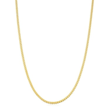 Serpentine Chain Necklace in 14K Gold