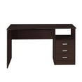 thumbnail image 3 of Techni Mobili Classic Computer Desk with Multiple Drawers, Dark Brown, 3 of 9