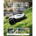 thumbnail image 12 of MAMMOTION YUKA mini 2 1000H Robot Lawn Mower, 0.25 acre, LiDAR 360°+ AI Vision, DropMow, Cutting Heights 2.0-3.5in With 1 Extra Battery and 1 Extra set of blades, 12 of 15