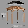 thumbnail image 9 of Backyard Discovery Cedar 12' x 12' Gazebo with PowerPort, 9 of 10