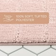 thumbnail image 4 of Town & Country Everyday Ultra Plush Solid Tufted Windowpane Bath Mat 20"x32", 4 of 10