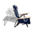 thumbnail image 5 of Logo Brands Jackson State Tigers Reclining Beach Chair, 5 of 6