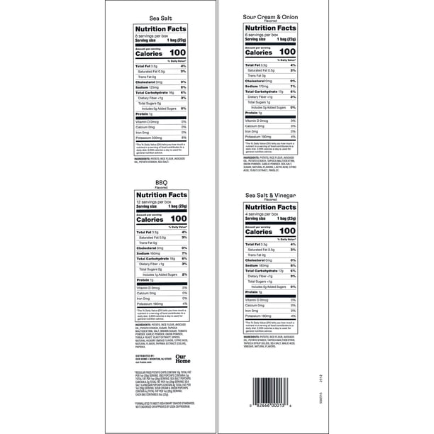 Popchips Variety Pack Chips, 0.8 oz., 30 pk. - Samsclub.com