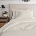 thumbnail image 2 of Purity Home 100% Organic Cotton Brushed Percale Sheet Set, Assorted Sizes, 2 of 9