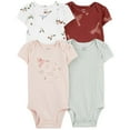 thumbnail image 1 of Carter's Baby 4 Pack Bodysuits, 1 of 11