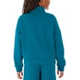 thumbnail image 2 of Member's Mark Girls Double Knit Sandwash Quarter Zip, 2 of 6