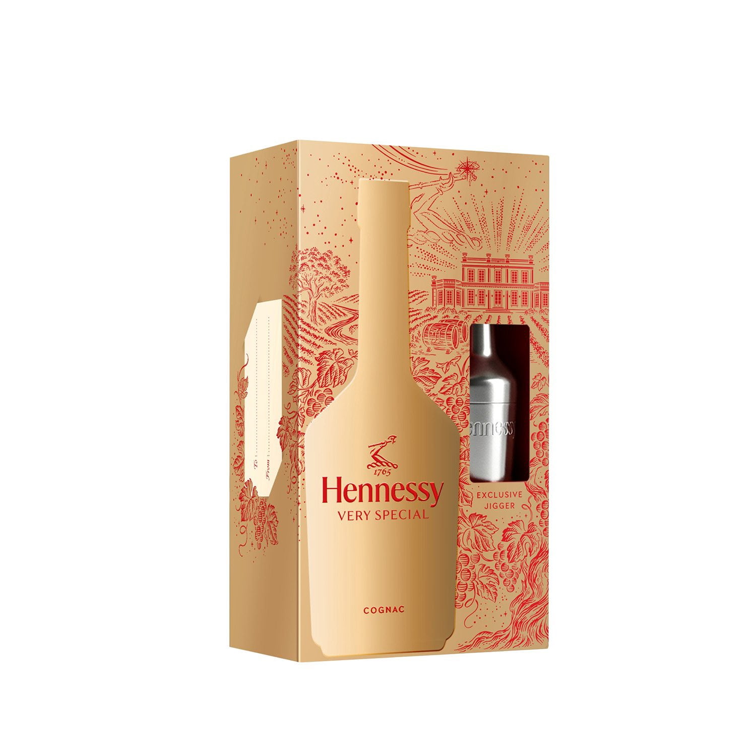 Hennessy Very Special Cognac Gift Pack with Exclusive Jigger, 750