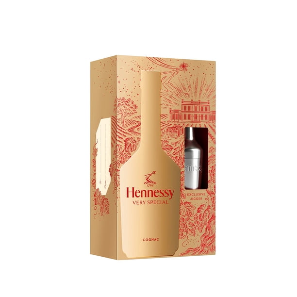 【camus】【Hennessy】 4本set Hennessy Very Special Cognac Gift Pack with Exclusive Jigger, 750