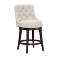 thumbnail image 2 of HH2 Home Halbrooke Wood Swivel Bar Stool or Counter Stool, 2 of 12