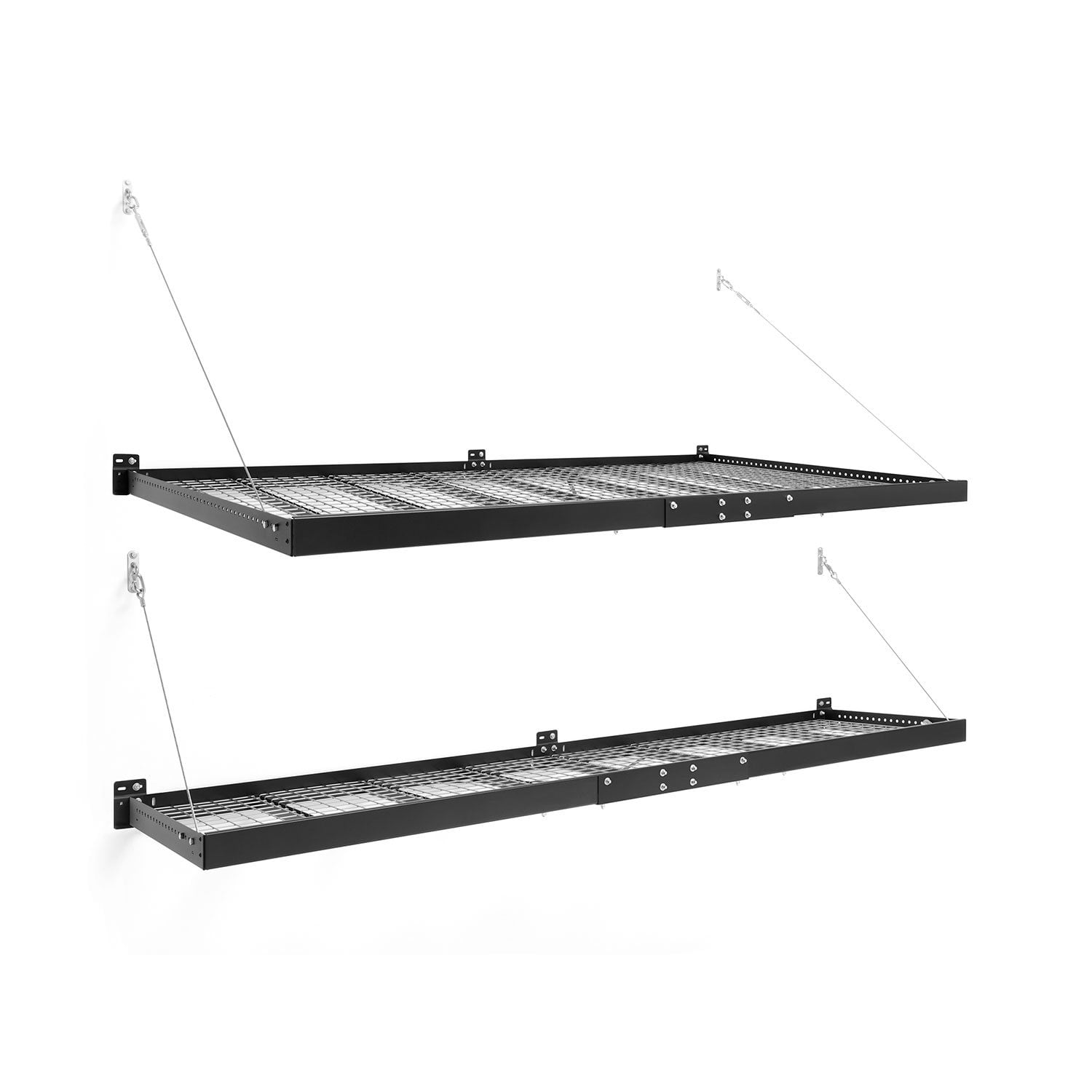 NewAge Products Pro Series Wall Mounted Steel Shelf Set - Thumbnail 4