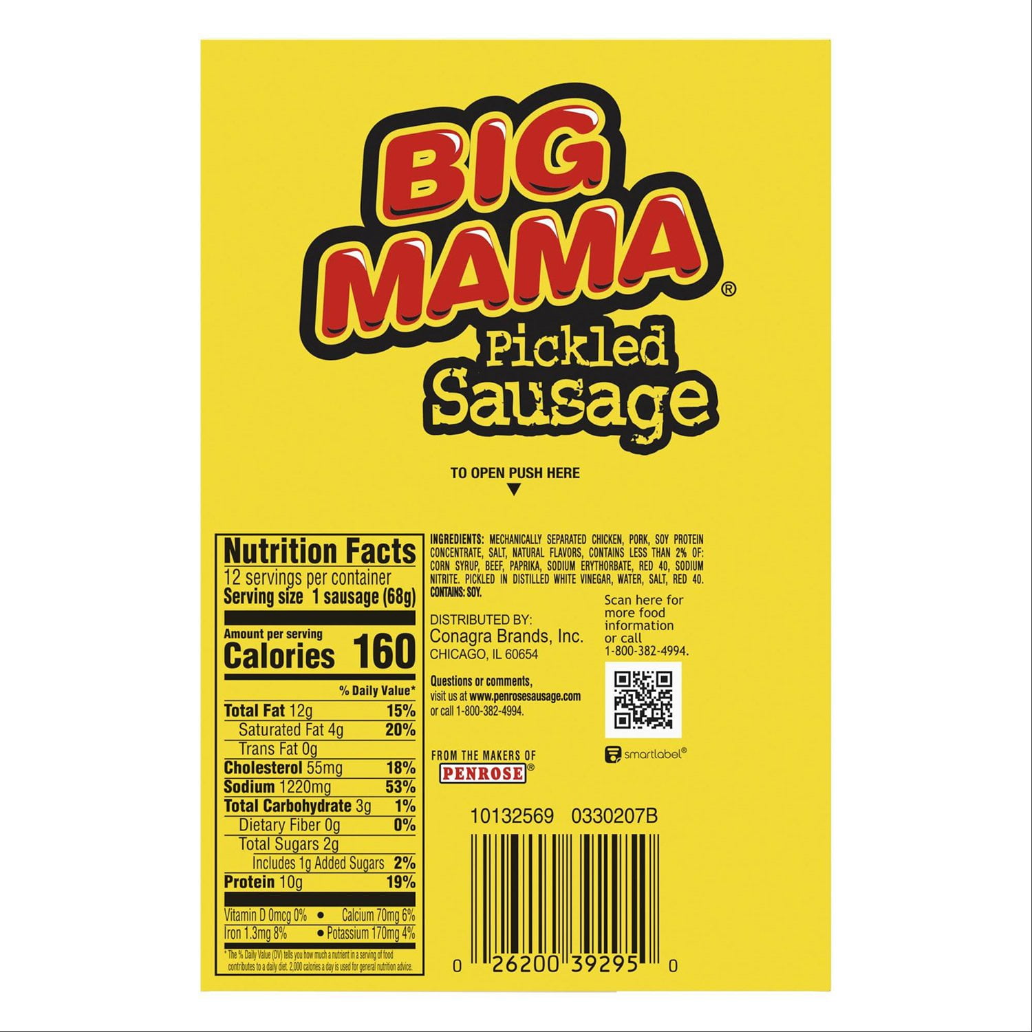 Penrose Big Mama Pickled Sausages, 2.4 oz., 12 pk. - Samsclub.com