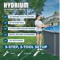 thumbnail image 4 of Bestway Hydrium 16' x 52" Round Steel Wall Above Ground Pool, 4 of 17