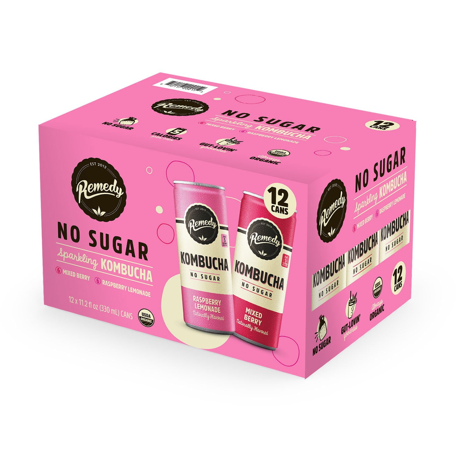 Remedy Zero Sugar Kombucha 11.2 fl. oz., 12 pk. - Samsclub.com