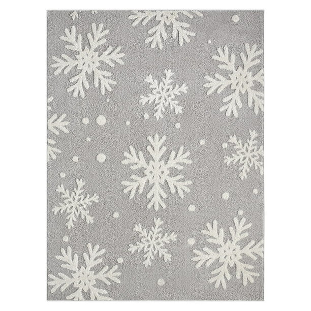 Frosty Bells Winter Whispers Holiday Area Rug, Assorted Sizes