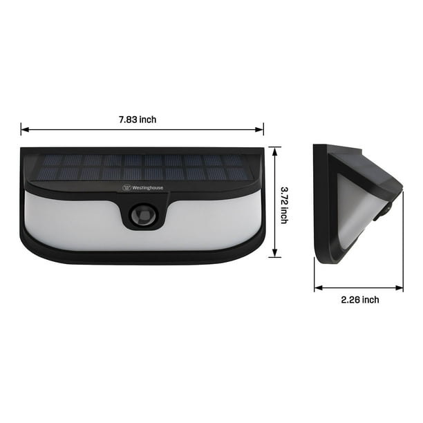 Smartwares 10.009.09 Classico Outdoor Wall Light Aluminium/Glass Black