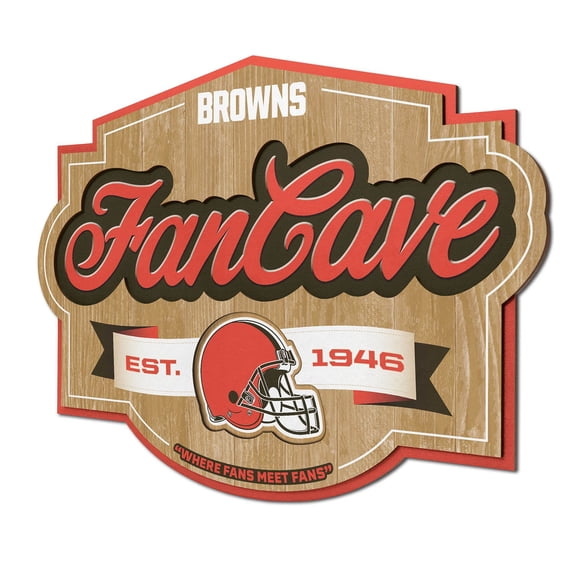 YouTheFan NFL 17” x 12.5” Fan Cave Sign