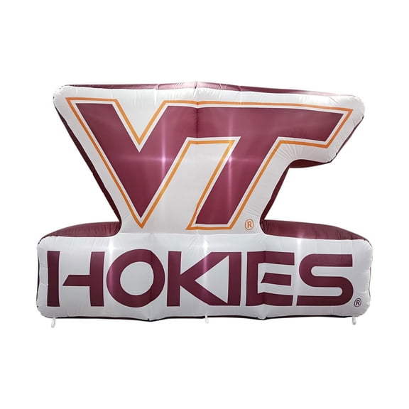 Logo Brands Virginia Tech Hokies Pre-Lit 7’x10’ Team Inflatable