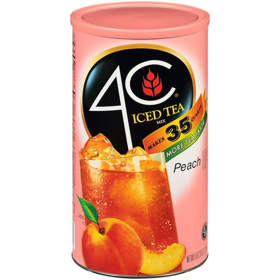 4C Peach Iced Tea Mix, 82.6 oz.