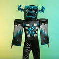 thumbnail image 6 of Minecraft Warden Children's Deluxe Glow-In-The-Dark Costume, 6 of 8