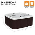 thumbnail image 6 of Lifesmart LS600DX 7-Person 65-Jet 230v Spa with 14-Jet Nozzle Turbo Blaster, 6 of 10