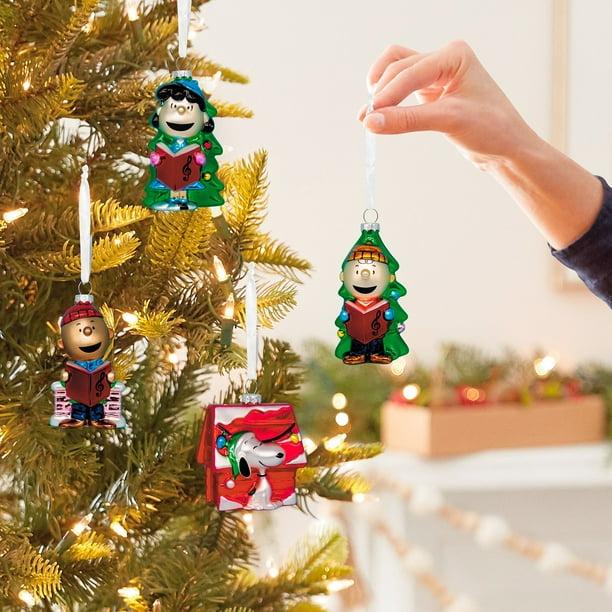 Hallmark Licensed Peanuts Glass Ornaments, Set of 4 - Samsclub.com