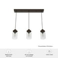 thumbnail image 5 of Hunter Devon Park with Clear Glass Ceiling Light Fixture, 5 of 9