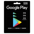 thumbnail image 1 of Google Play Multipack Gift Cards- Various Amounts, 1 of 1